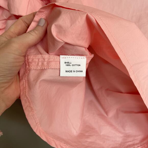 NWT LIONESS Esmerelda Wrap Top in Blush Size Small Pink Puff Sleeve Ruffles Sexy - Picture 16 of 16